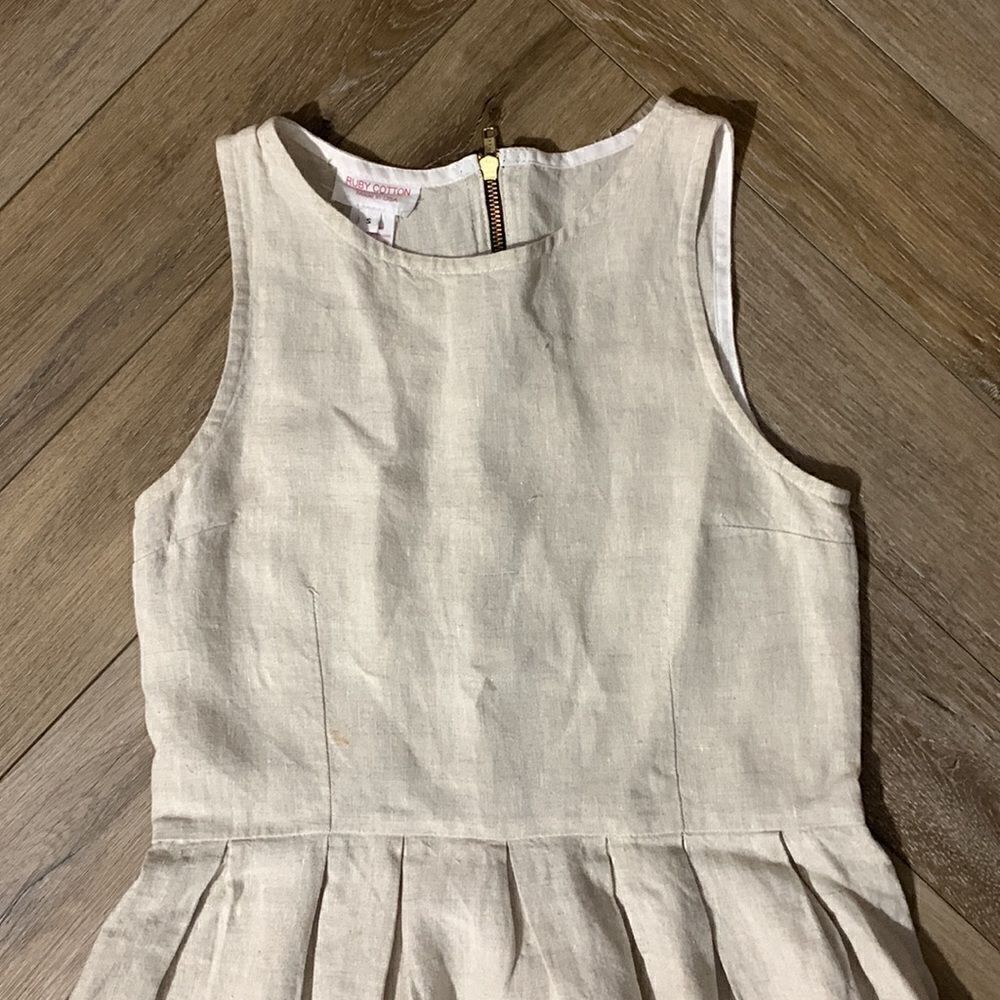 Ruby Cotton Linen Dress - Picture 3 of 6